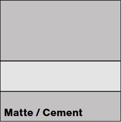 Matte/ Cement ULTRAMATTES REVERSE 1/16IN - Rowmark UltraMattes Reverse Engravable